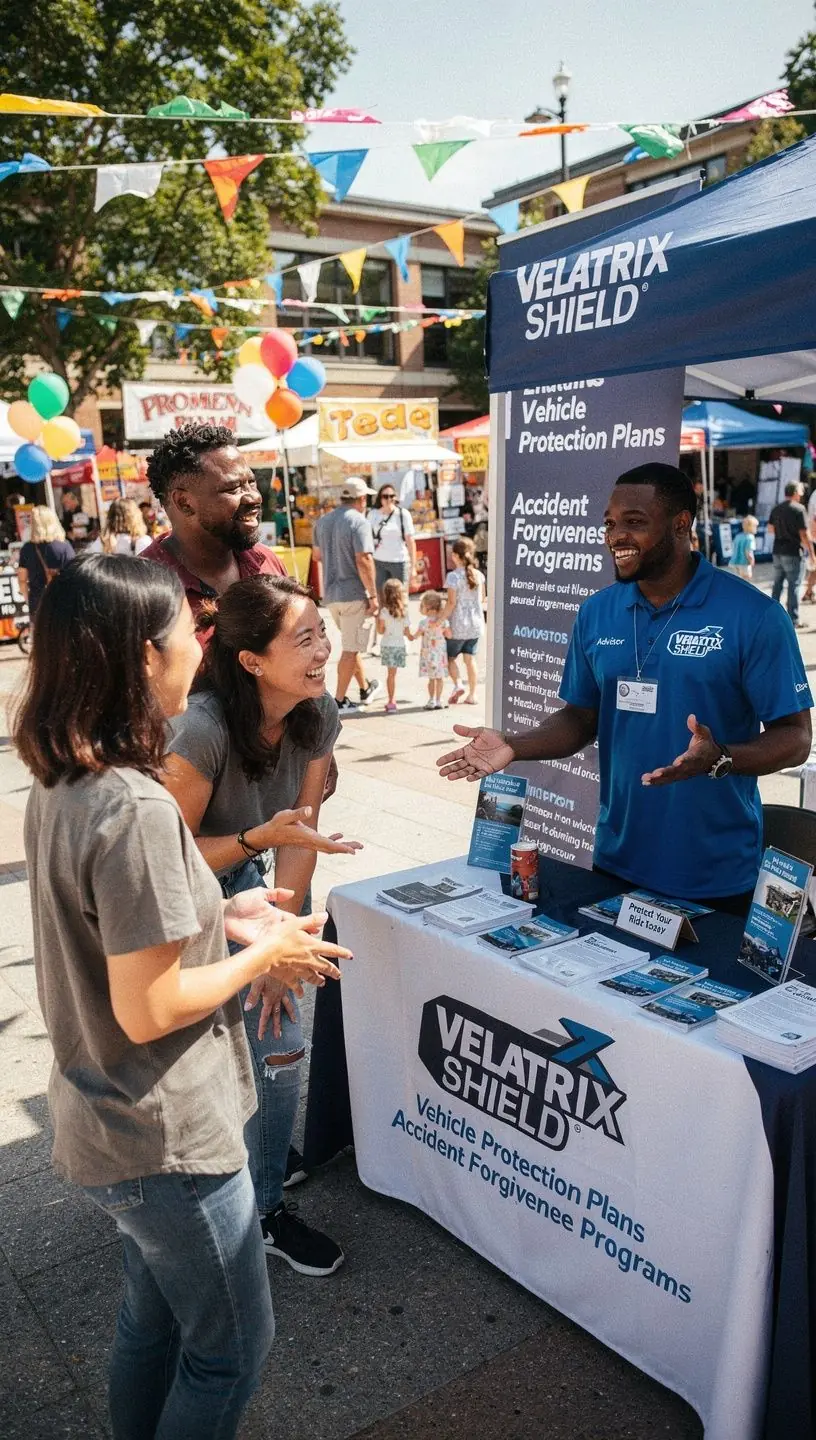 Plan ochrony pojazdu z grafiką przedstawiającą samochód otoczony tarczą ochronną