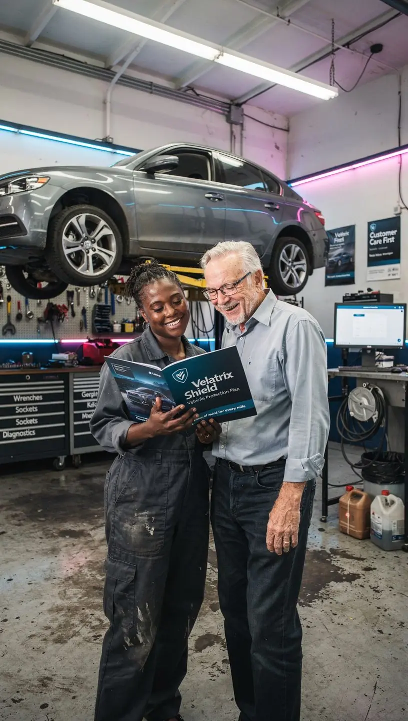 Zdjęcie samochodu zaparkowanego w bezpiecznym miejscu, symbolizujące ochronę przed wypadkami.