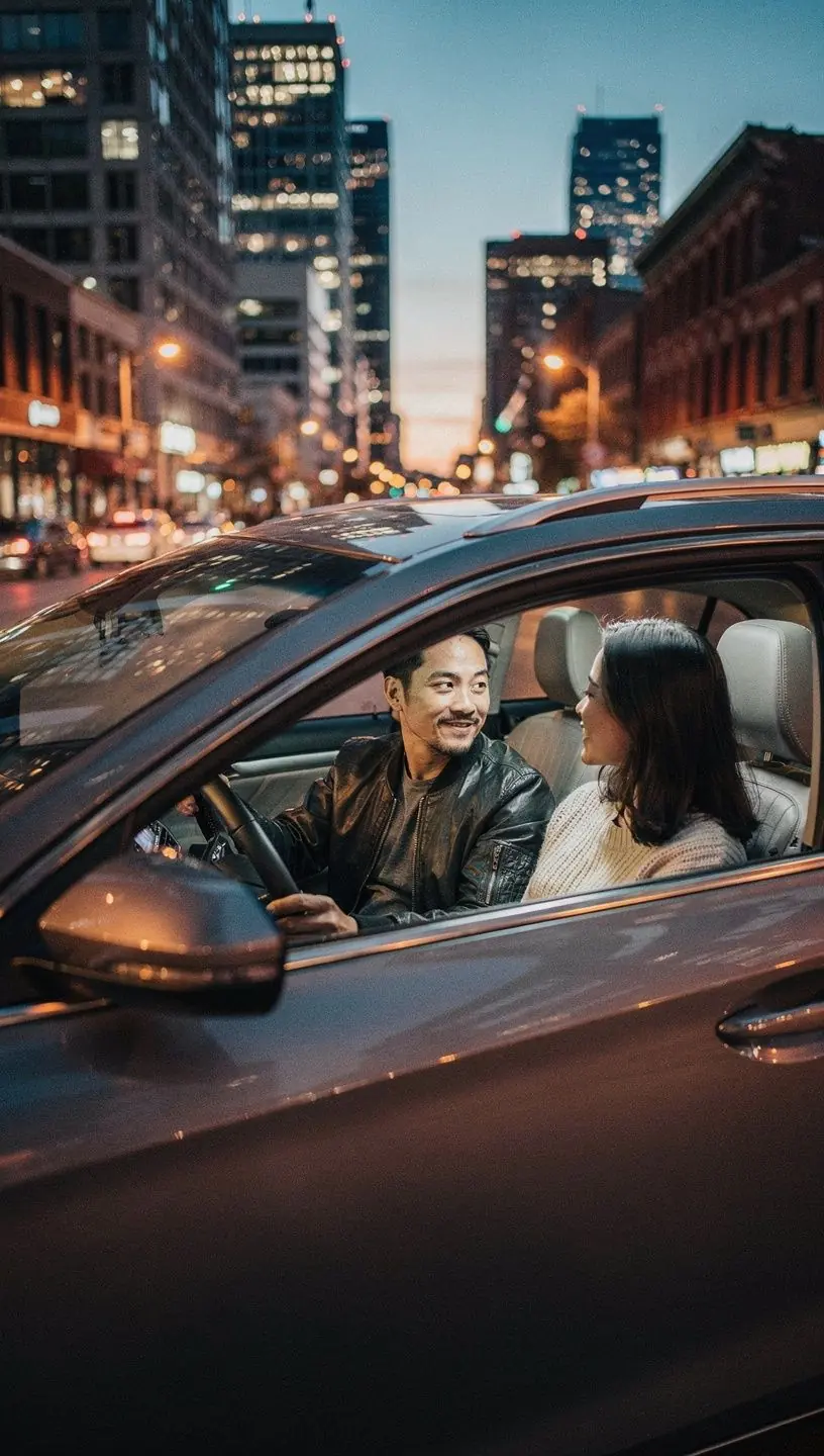 Plik graficzny przedstawiający samochód z tarczą symbolizującą ochronę ubezpieczeniową.