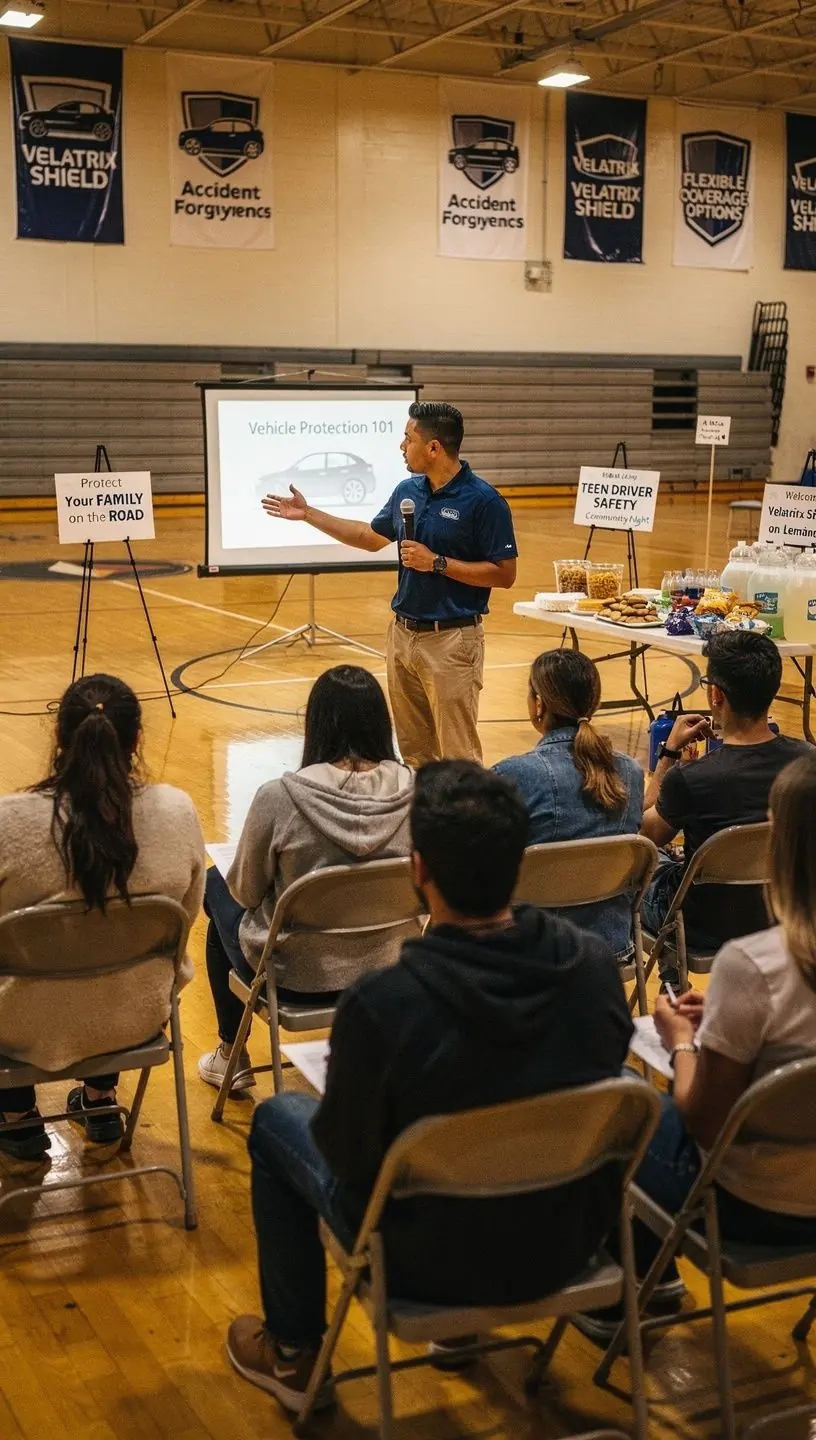 Infografika ilustrująca korzyści z programu wybaczania wypadków w ubezpieczeniach.