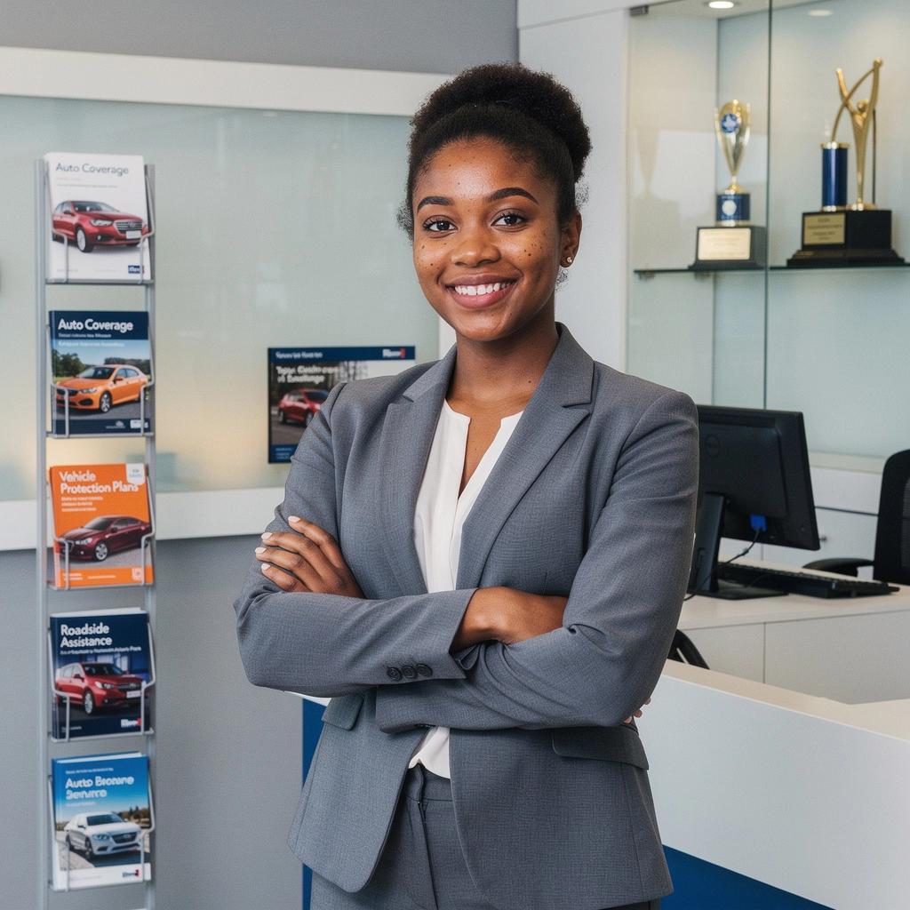 Rodzina podróżująca w bezpiecznym samochodzie z ubezpieczeniem